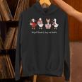 Forget Flowers Buy Me Books Goose Valentine Books Lover Unisex Hoodie