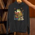 Frog & Toad Fishing Vintage Classic Book Frog Reading Book Unisex Hoodie