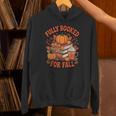 Fully Booked For Fall Books Pumpkin Autumn Thanksgiving Unisex Hoodie
