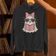 Ghost Reading Book Halloween Cat Lover Unisex Hoodie Ghost Reading Book Halloween Cat Lover Unisex Hoodie