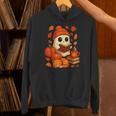 Ghost Reading Book Lovers Autumn Fall Halloween Unisex Hoodie