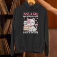 Girl Who Loves Cats And Books Cute Unisex Hoodie Girl Who Loves Cats And Books Cute Unisex Hoodie