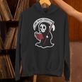 Grim Reaper Bookworm Cute Book Reading Halloween Unisex Hoodie Grim Reaper Bookworm Cute Book Reading Halloween Unisex Hoodie