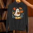 Halloween Cute Ghost Shirt Reading Books Ghost Unisex Hoodie