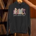 Harm Reduction Floral Book Overdose Awareness Nurse Unisex Hoodie