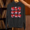 Heart Reading Books Valentine Teacher Boys Girls Book Lover Unisex Hoodie