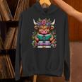 Highland Cow Book Floral Bookworm Unisex Hoodie