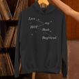 Hot Book Boyfriend Booklover Reader Fan Girl Unisex Hoodie Hot Book Boyfriend Booklover Reader Fan Girl Unisex Hoodie
