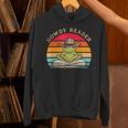 Howdy Reader Frog Reading Book Vintage Unisex Hoodie