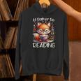 I'd Rather Be Reading Cute Fox Book Lover Reader Bookworm Unisex Hoodie