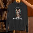 Introvert Mode Cat With Headphones Kitten Lover Unisex Hoodie Introvert Mode Cat With Headphones Kitten Lover Unisex Hoodie