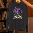 Irises Flowers Book Iris Floral Unisex Hoodie Irises Flowers Book Iris Floral Unisex Hoodie