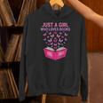 Just A Girl Who Loves Books Butterflies Reading Unisex Hoodie