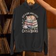 Just A Girl Who Loves Cats And Books Reading Librarian Unisex Hoodie Just A Girl Who Loves Cats And Books Reading Librarian Unisex Hoodie