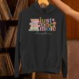Just One More Chapter Book Lovers Reading Teacher Unisex Hoodie