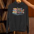 Just One More Chapter Floral Book Reading Teacher Bookworm Unisex Hoodie