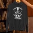 Just One More Chapter Skeleton Reading Bookworm Unisex Hoodie