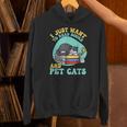 I Just Want To Read Books And Pet Cats Cat Book Lovers Unisex Hoodie I Just Want To Read Books And Pet Cats Cat Book Lovers Unisex Hoodie