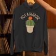 Kawaii Grumpy Cactus Not a Hugger Plant Introvert Unisex Hoodie