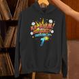 Kids Ka-Blam 7 Year Old Boys 7th Birthday Comic Book Super Hero Unisex Hoodie