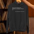 Words Of Kindness On The Back Of Tee Introvert Cute Unisex Hoodie