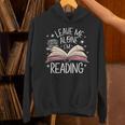 Leave Me Alone I'm Reading Book Lover Reading Lover Unisex Hoodie