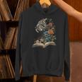 Leopard Book Flower Unisex Hoodie