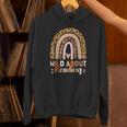 Leopard Teacher Wild About Reading Books Reader Librarian Unisex Hoodie