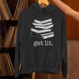 Let's Get Lit Books Unisex Hoodie Let's Get Lit Books Unisex Hoodie