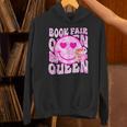 Library Book Fair Queen Vibe Groovy Tie Dye School Reading Unisex Hoodie