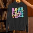Library Book Fair Vibe Tie Dye School Reading Nostalgic Unisex Hoodie