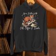 Life Is Better With Cats Coffee And Books Unisex Hoodie