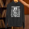 Life Is Short Buy The Book Introvert Skeleton Reading Unisex Hoodie Life Is Short Buy The Book Introvert Skeleton Reading Unisex Hoodie
