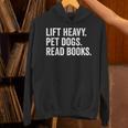 Lift Heavy Pet Dogs Read Books Gym Workout Weight Lifter Unisex Hoodie Lift Heavy Pet Dogs Read Books Gym Workout Weight Lifter Unisex Hoodie