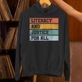 Literacy And Justice For All Stop Book Banning Banned Books Unisex Hoodie Literacy And Justice For All Stop Book Banning Banned Books Unisex Hoodie