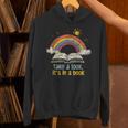 Take a Look It's In a Book Vintage Reading Teacher Rainbow Unisex Hoodie Take a Look It's In a Book Vintage Reading Teacher Rainbow Unisex Hoodie