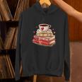 Love Book Coffee Heart Coquette Bow Valentines Day Unisex Hoodie Love Book Coffee Heart Coquette Bow Valentines Day Unisex Hoodie