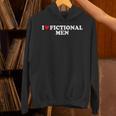 I Love Heart Fictional Men Simple Cute Reading Books Unisex Hoodie