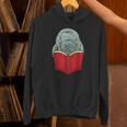 Manatee Reading Books Sea Animal Manatee Unisex Hoodie