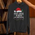 Matching Christmas PJS Most Likely To Read A Book Unisex Hoodie