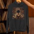 Melanin Afro Women Educated Reading Book History Unisex Hoodie
