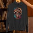 Melanin Girl Afro Book Lover Librarian Teacher Student Unisex Hoodie