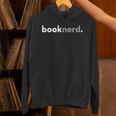 Minimalist Book Lover Book Nerd Unisex Hoodie