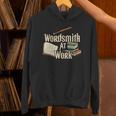 Wordsmith At Work Vintage Writer & Author Pen Book Lover Unisex Hoodie Wordsmith At Work Vintage Writer & Author Pen Book Lover Unisex Hoodie