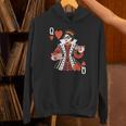 Modern Queen Of Hearts Book Lover Reading Novels Romantasy Unisex Hoodie Modern Queen Of Hearts Book Lover Reading Novels Romantasy Unisex Hoodie