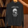 Morally Grey Is My Favorite Color Bookish Skull Unisex Hoodie