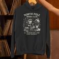 North Pole Book Club Christmas Elf Bookish Retro Graphic Unisex Hoodie North Pole Book Club Christmas Elf Bookish Retro Graphic Unisex Hoodie