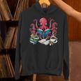 Octopus Reading Book Coffee Lover Bookaholic Bookworm Reader Unisex Hoodie Octopus Reading Book Coffee Lover Bookaholic Bookworm Reader Unisex Hoodie