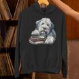 Old English Sheepdog Books Reading Dog Breed Graphic Unisex Hoodie