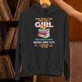 Once Upon A Time There Was A Girl Who Loves Books And Cats Unisex Hoodie Once Upon A Time There Was A Girl Who Loves Books And Cats Unisex Hoodie